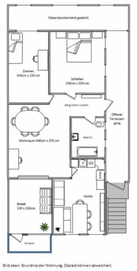 Schoene Ferienwohnung Mit Seeblick ทูน ภายนอก รูปภาพ