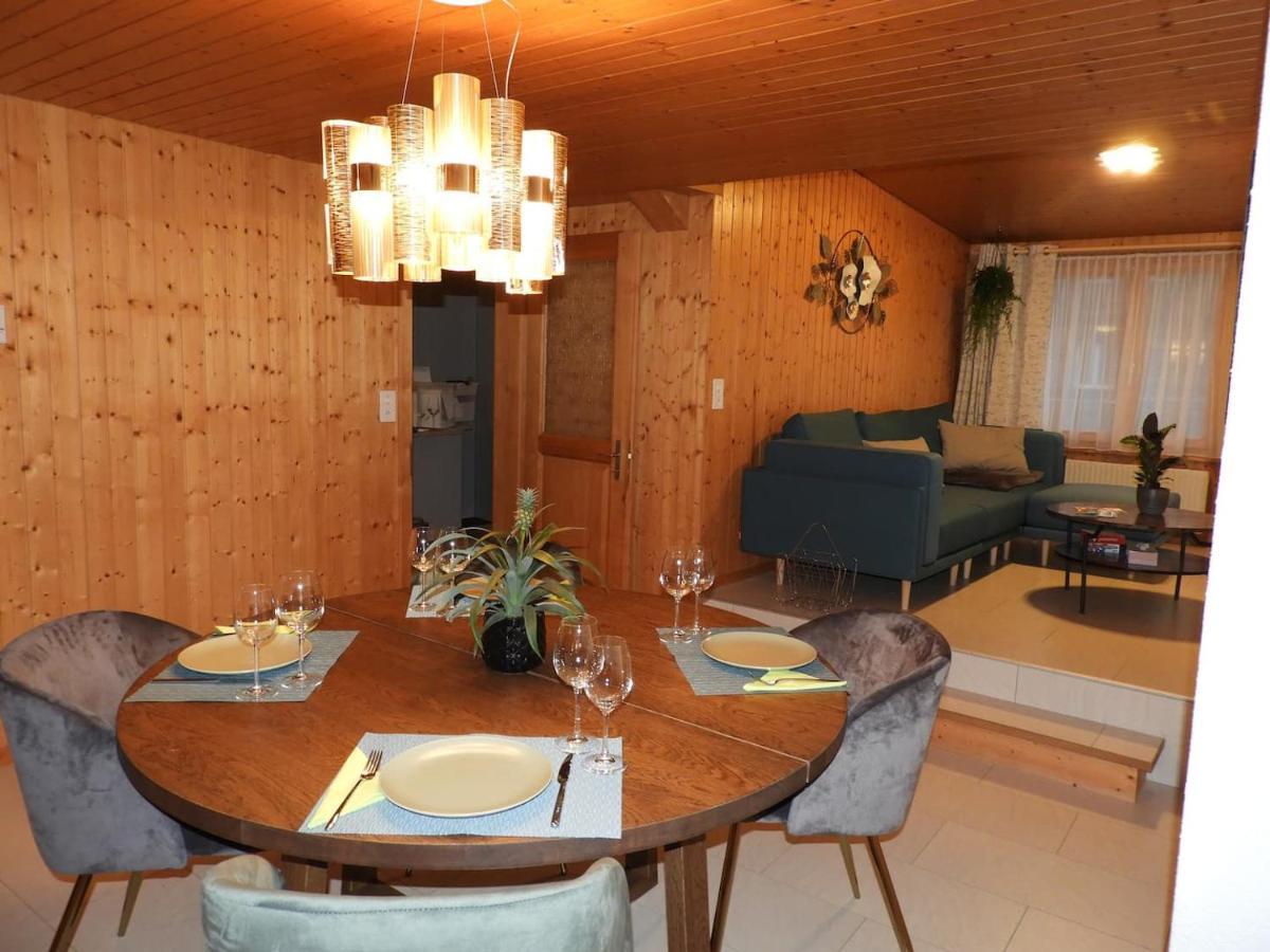 Schoene Ferienwohnung Mit Seeblick ทูน ภายนอก รูปภาพ